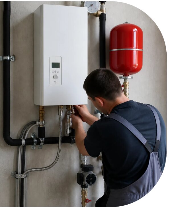 Монтаж электрического котла для дома под ключ в Щербинке